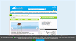Desktop Screenshot of homoeopathie-naturheilkunde.vitanet.de