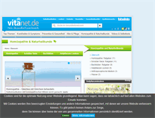 Tablet Screenshot of homoeopathie-naturheilkunde.vitanet.de